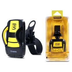   Univerzális Biciklis Telefontartó Remax RM-C08 360 Forgatható Kerékpáros Tartó Sárga-Fekete 3,5-6 inch