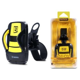   Univerzális Biciklis Telefontartó Remax RM-C08 360 Forgatható Kerékpáros Tartó Sárga-Fekete 3,5-6 inch