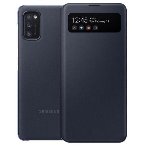 Samsung Galaxy A41 Gyári Tok Smart S View Wallet Cover Notesz EF-EA415PBEGEU