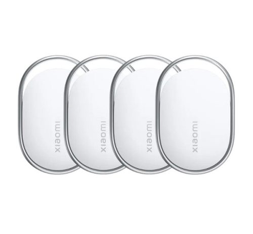 XIAOMI TAG bluetooth nyomkövető 4db (kulcstartóra, táskára, autóba, valós idejű nyomkövetés, IP67 vízálló) FEHÉR