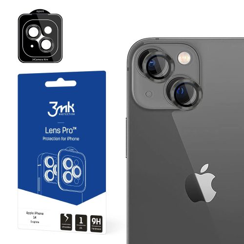 Camera glass for iPhone 14 9H for 3mk Lens Protection Pro series lens - gray