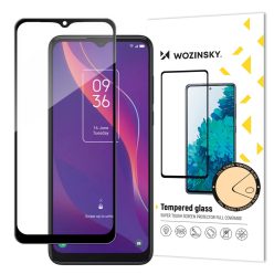   Wozinsky super tough Full Glue tempered glass full screen with frame Case Friendly TCL 306 black