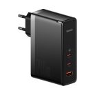 Baseus GaN5 Pro fast charger 2xUSB-C + USB 140W EU black (CCGP100201)