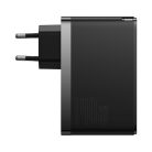 Baseus GaN5 Pro fast charger 2xUSB-C + USB 140W EU black (CCGP100201)