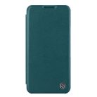 Nillkin Qin Leather Pro Case iPhone 14 Plus Camera Cover Holster Cover Flip Case Green