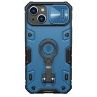 Nillkin CamShield Armor Pro Magnetic Case iPhone 14 Plus Magnetic MagSafe Cover with Camera Protector Blue