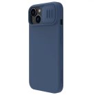 Nillkin CamShield Magnetic Silicone Case iPhone 14 Magnetic MagSafe Cover with Camera Protector Blue