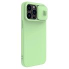 Nillkin CamShield Magnetic Silicone Case iPhone 14 Pro Magnetic MagSafe Cover with Camera Protector Green