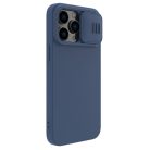 Nillkin CamShield Silky Silicone Case iPhone 14 Pro Case with Camera Protector Blue