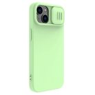 Nillkin CamShield Silky Silicone Case iPhone 14 Plus case with camera cover green