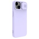 Nillkin CamShield Silky Silicone Case iPhone 14 Plus Case with Camera Protector Purple