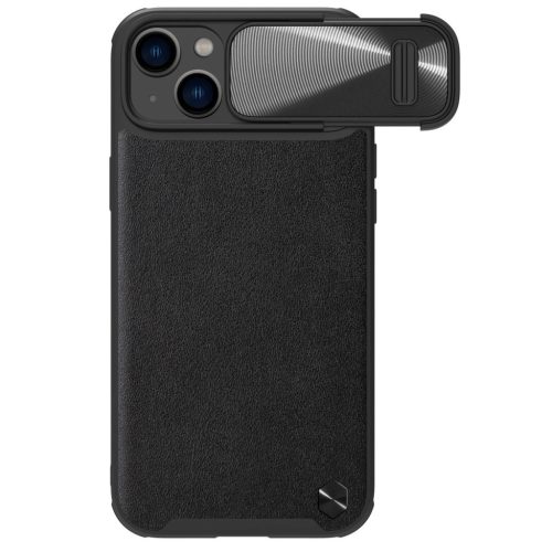 Nillkin CamShield Leather S Case iPhone 14 case cover with camera cover black