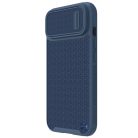 Nillkin Textured S Case for iPhone 14, armored cover with camera cover, blue