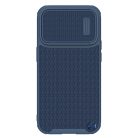 Nillkin Textured S Case for iPhone 14 Pro, armored cover with camera cover, blue