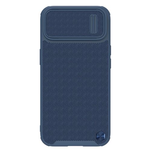 Nillkin Textured S Case for iPhone 14 Plus, armored cover with camera cover, blue