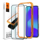 TEMPERED GLASS Spigen ALM GLASS FC 2-PACK IPHONE 14 PRO MAX BLACK