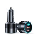 Choetech fast car charger 130W 2xUSB-C + USB-A black (TC0011)