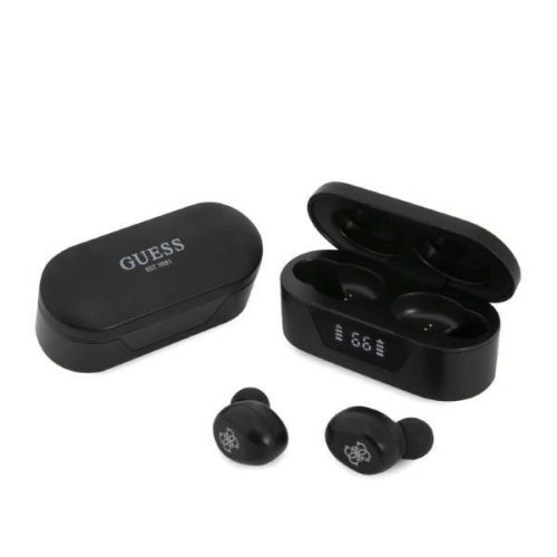 Guess GUTWST31EK TWS Bluetooth headphones + docking station - black