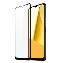   Dux Ducis 9D Tempered Glass Vivo Y16 / Y02s full screen with frame black (case friendly)