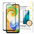 Wozinsky Full Glue Tempered Glass Tempered Glass For Samsung Galaxy A04s 9H Full Screen Protector With Black Frame