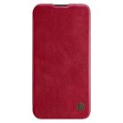 Nillkin Qin Leather Pro Case Case for Samsung Galaxy S23+ Cover with Flip Camera Protector Red