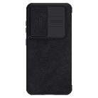 Nillkin Qin Leather Pro Case Case for Samsung Galaxy S23+ Cover with Flip Camera Protector Black