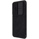 Nillkin Qin Leather Pro Case Case for Samsung Galaxy S23+ Cover with Flip Camera Protector Black