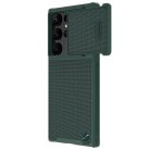 Nillkin Textured S Case for Samsung Galaxy S23 Ultra armored cover with camera cover green