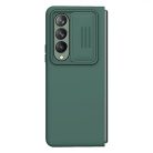 Nillkin CamShield Silky Silicone Case for Samsung Galaxy Z Fold 4 Silicone Cover with Camera Protector Green