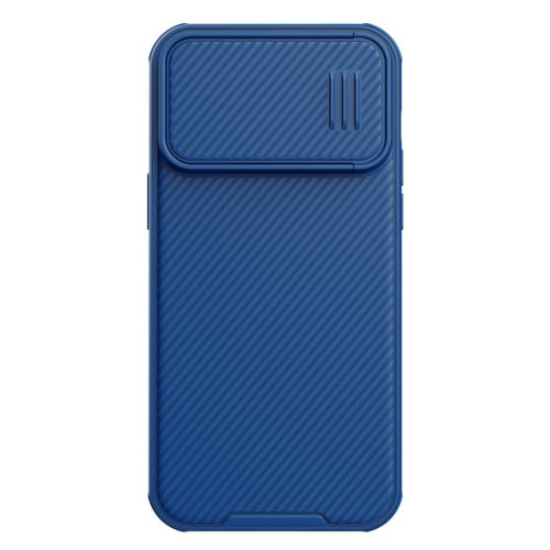 Nillkin CamShield S Case iPhone 14 Pro Max Armored Cover Camera Protector Blue