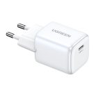 Ugreen Nexode mini CD318 15324 GaN 20W USB-C PD 3.0 / QC 4.0 network charger - white