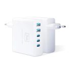 3mk Hyper Charger GaN USB / USB-C QC PD 140W wall charger white