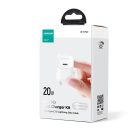 USB C 20W PD mini charger with USB C cable - Lightning Joyroom JR-TCF02 - white