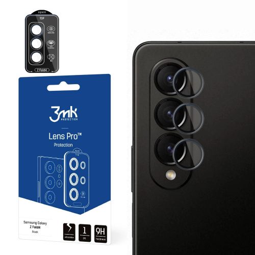 3mk Lens Protection Pro Camera Cover for Samsung Galaxy Z Fold 4 - Black