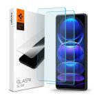 TEMPERED GLASS Spigen GLAS.TR SLIM 2-PACK XIAOMI REDMI NOTE 12 PRO 5G / 12 PRO+ PLUS 5G / POCO X5 PRO 5G CLEAR