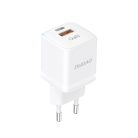 Wall charger GaN 33W PPS USB C/USB Dudao A13Pro - white