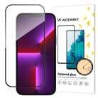 Full Screen Tempered Glass with Frame Case Friendly Wozinsky Full Glue iPhone 15 Pro - Black