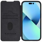 Nillkin Qin Pro Leather Flip Camera Cover Case for iPhone 15 - Black