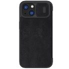 Nillkin Qin Pro Leather Flip Camera Cover Case for iPhone 15 - Black