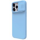 Nillkin CamShield Silky Silicone Case for iPhone 15 Pro with Camera Protector - Blue