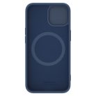 Nillkin CamShield Silky Silicone Case for iPhone 15 Plus with Camera Protector - Dark Blue