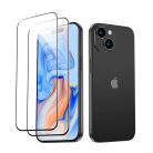 ESR TEMPERED GLASS 2-PACK IPHONE 15 BLACK