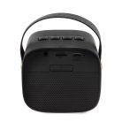 Guess Bluetooth speaker GUWSB2P4SMK Speaker mini black/black 4G Leather Script Logo with Strap