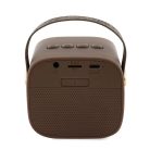 Guess Bluetooth speaker GUWSB2P4SMW Speaker mini brown/bown 4G Leather Script Logo with Strap