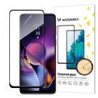 Wozinsky Tempered glass Full Glue for Motorola Moto G54 full screen with frame - black