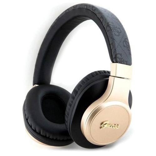 Guess Bluetooth on-ear headphones GUBH604GEMK black/black 4G Script