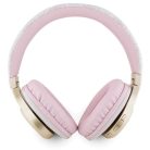 Guess Bluetooth on-ear headphones GUBH604GEMP pink/pink 4G Script