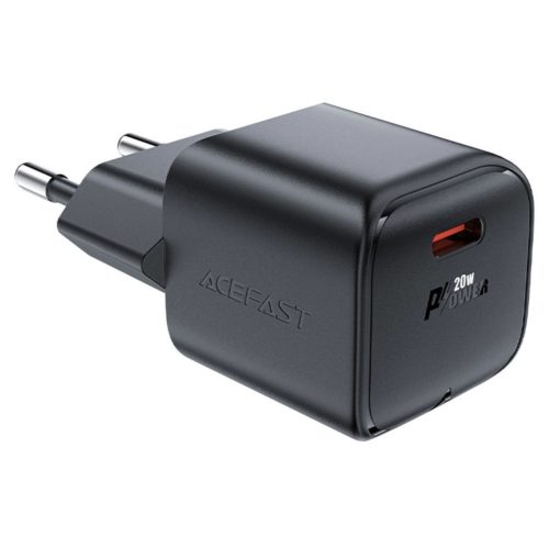 Acefast A73 Mini PD 20W GaN USB-C wall charger - black