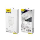 Dudao A4EU USB-A 2.1A wall charger - white