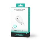 Joyroom JR-TCF02 USB-C PD 20W wall charger + USB-C cable - white